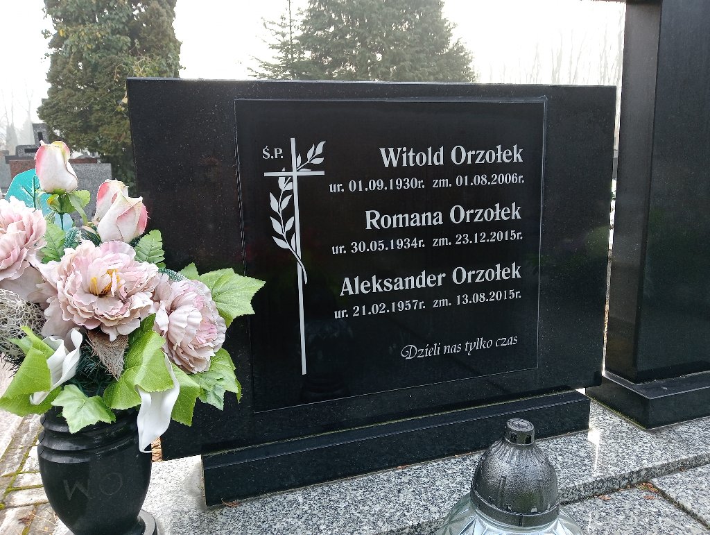 Grób Witold Orzołek